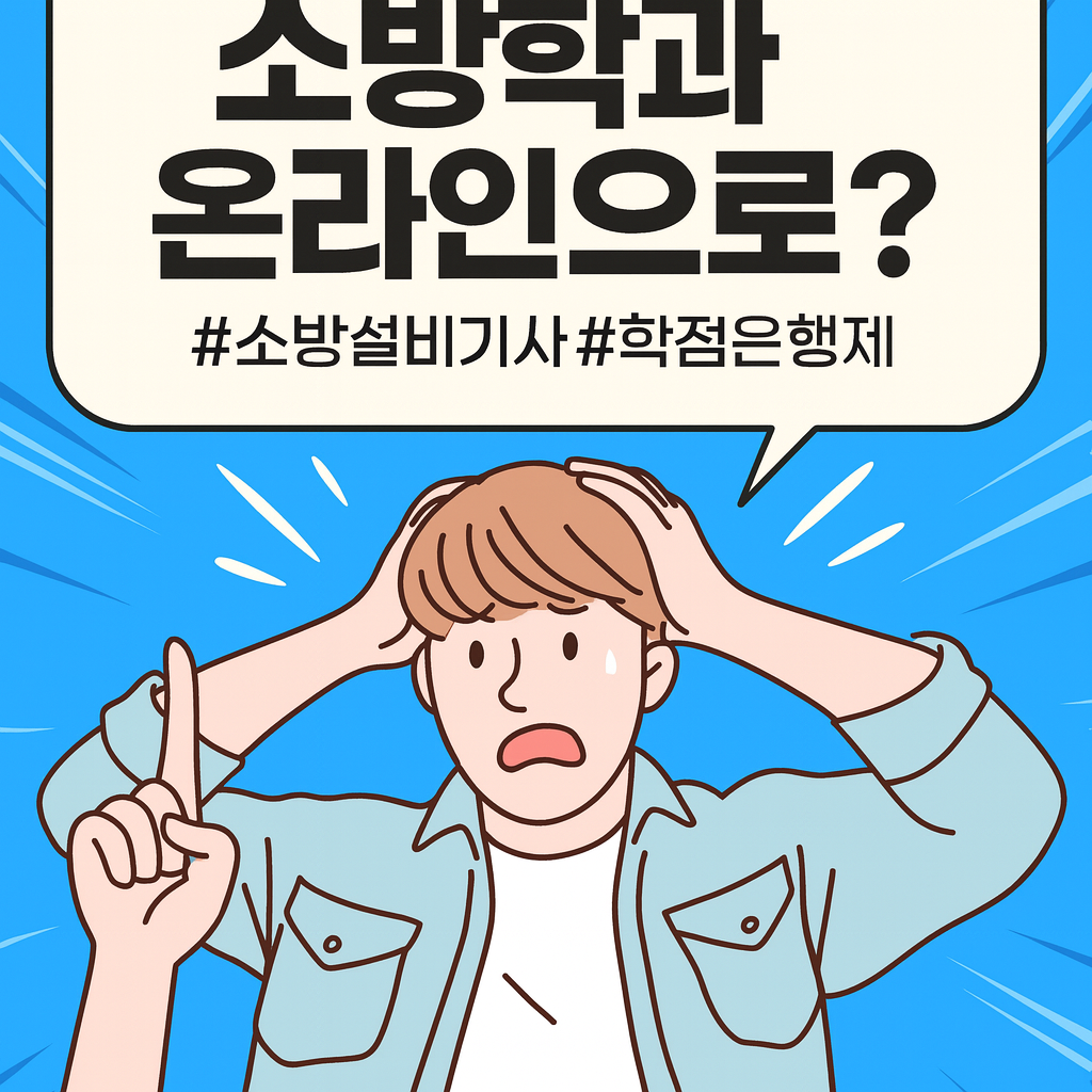 소방설비기사 학점은행제 소방학과 온라인으로