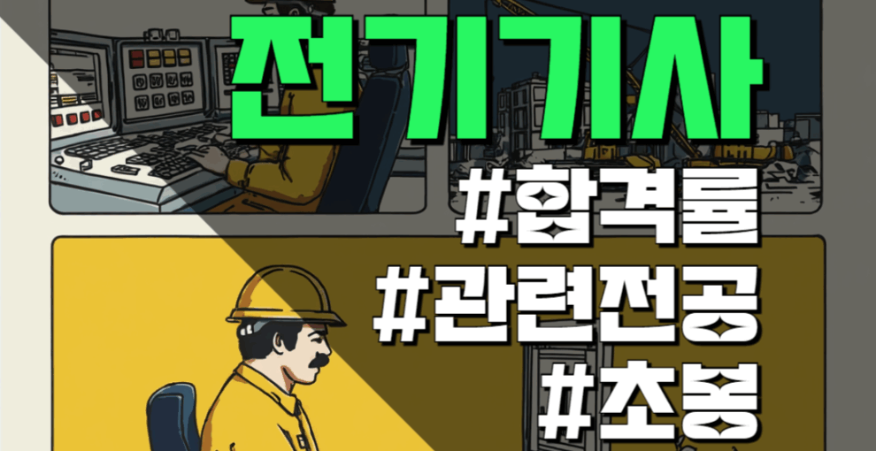 전기기사 시험 응시자격 합격률 중소기업 초봉 수준