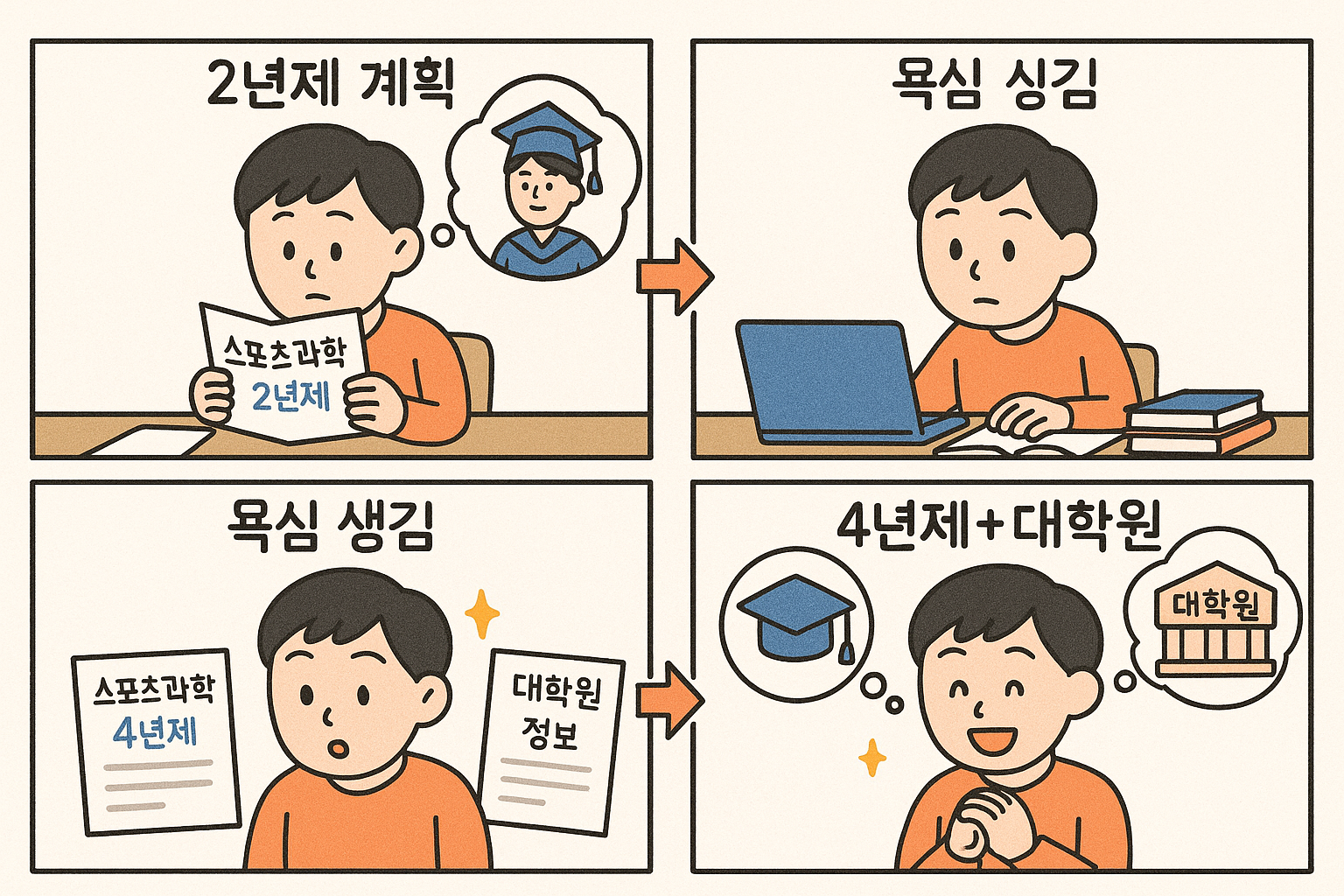 체육학과 2년제로 끝내려다 전국 체육교육학과 교육대학원 리스트업까지